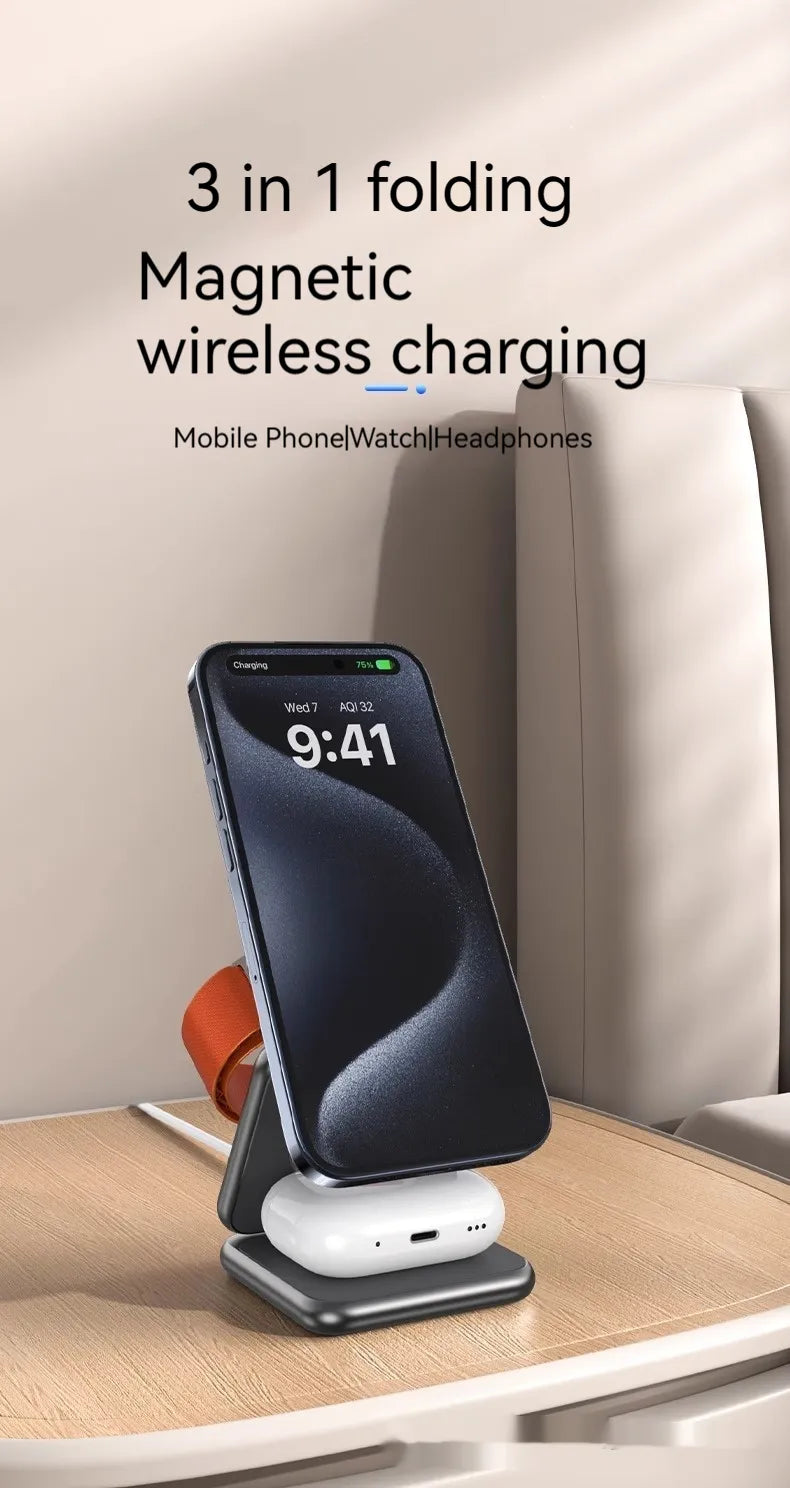 Foldable Magnetic Wireless Charger