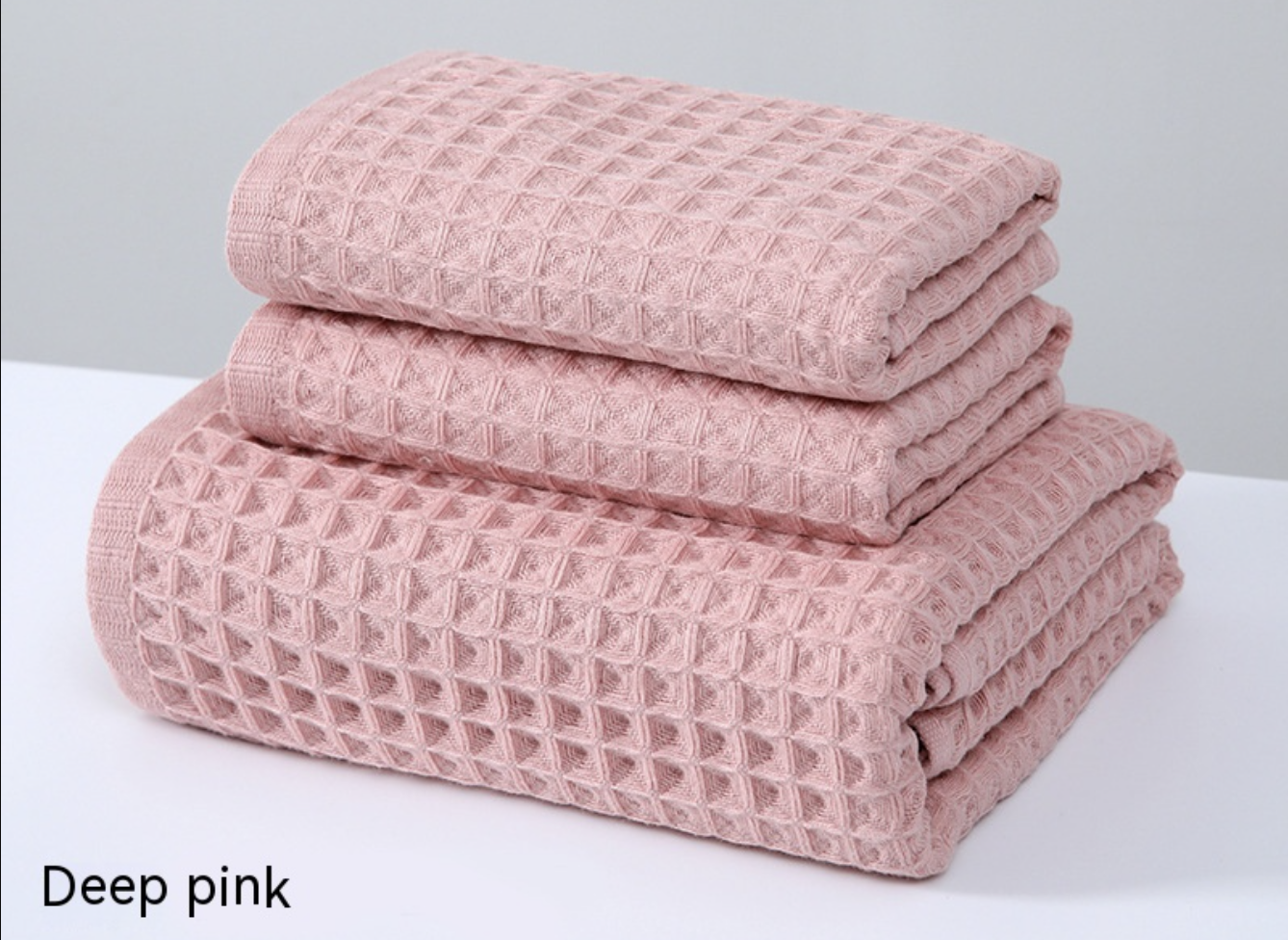 Cotton Waffle Bath Towel