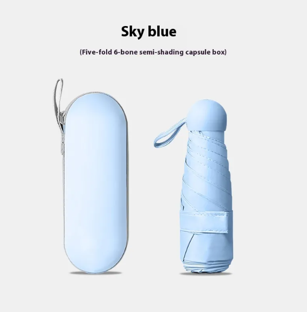 Foldable UV Capsule Umbrella