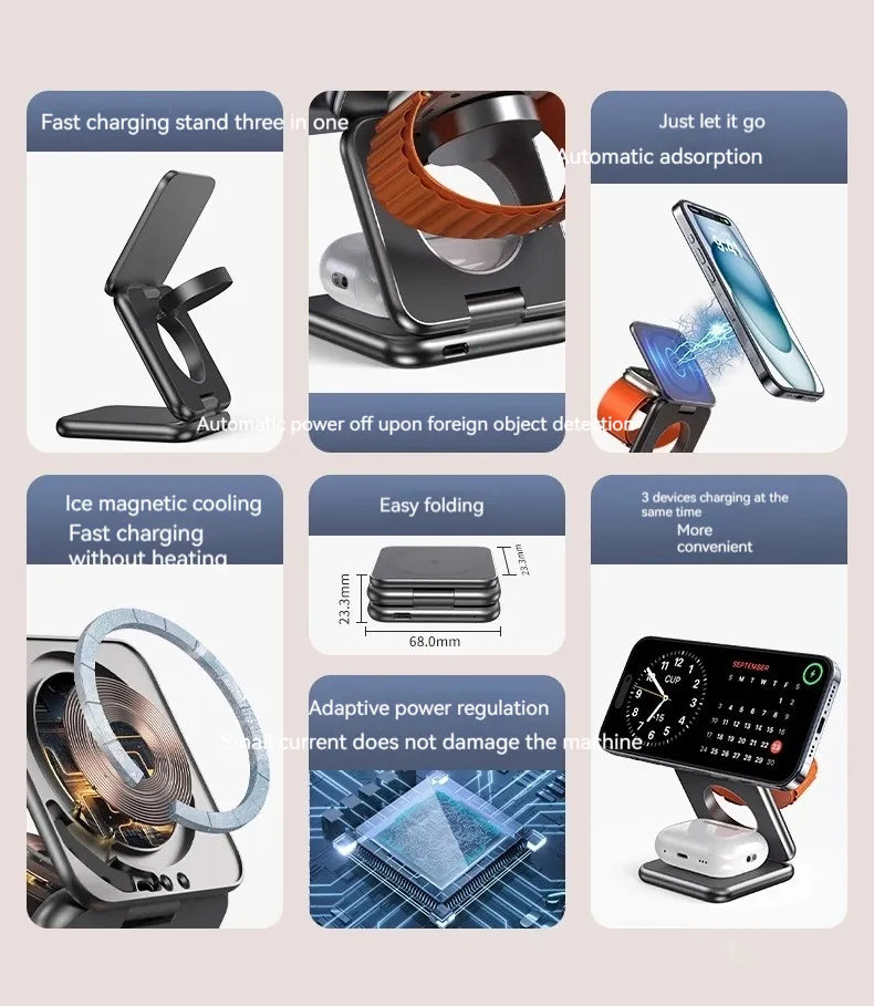 Foldable Magnetic Wireless Charger