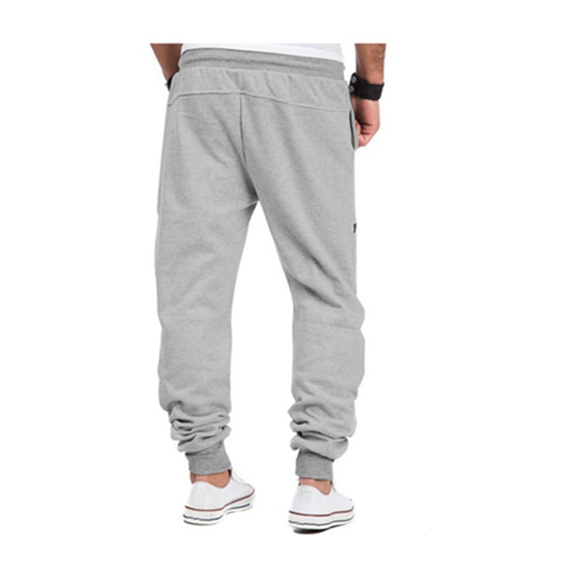 Men's Slim Fit Fleece Joggers with Zipper Panels