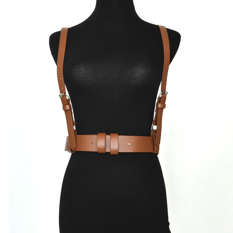 Vintage Style Women's Adjustable Triangle Suspenders Belt