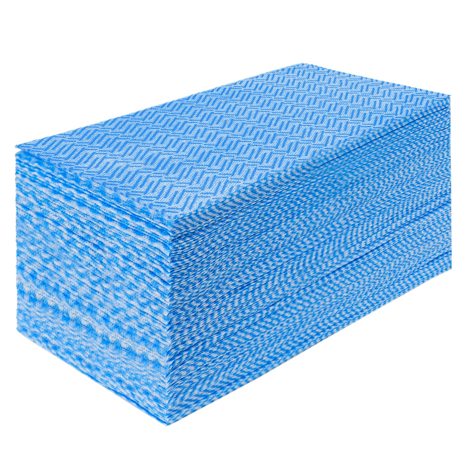 Jebblas Cleaning Towels Dish Towels and Dish Cloths Reusable TowelsHandy Cleaning Wipes Great Dish Towel Disposable Absorbent Dry Quickly 60 Sheets/PackBlue