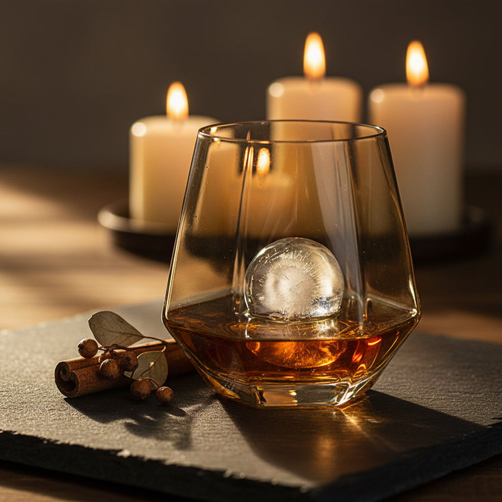 Diamond Shape Multi-Purpose Stemless Drinking Glass