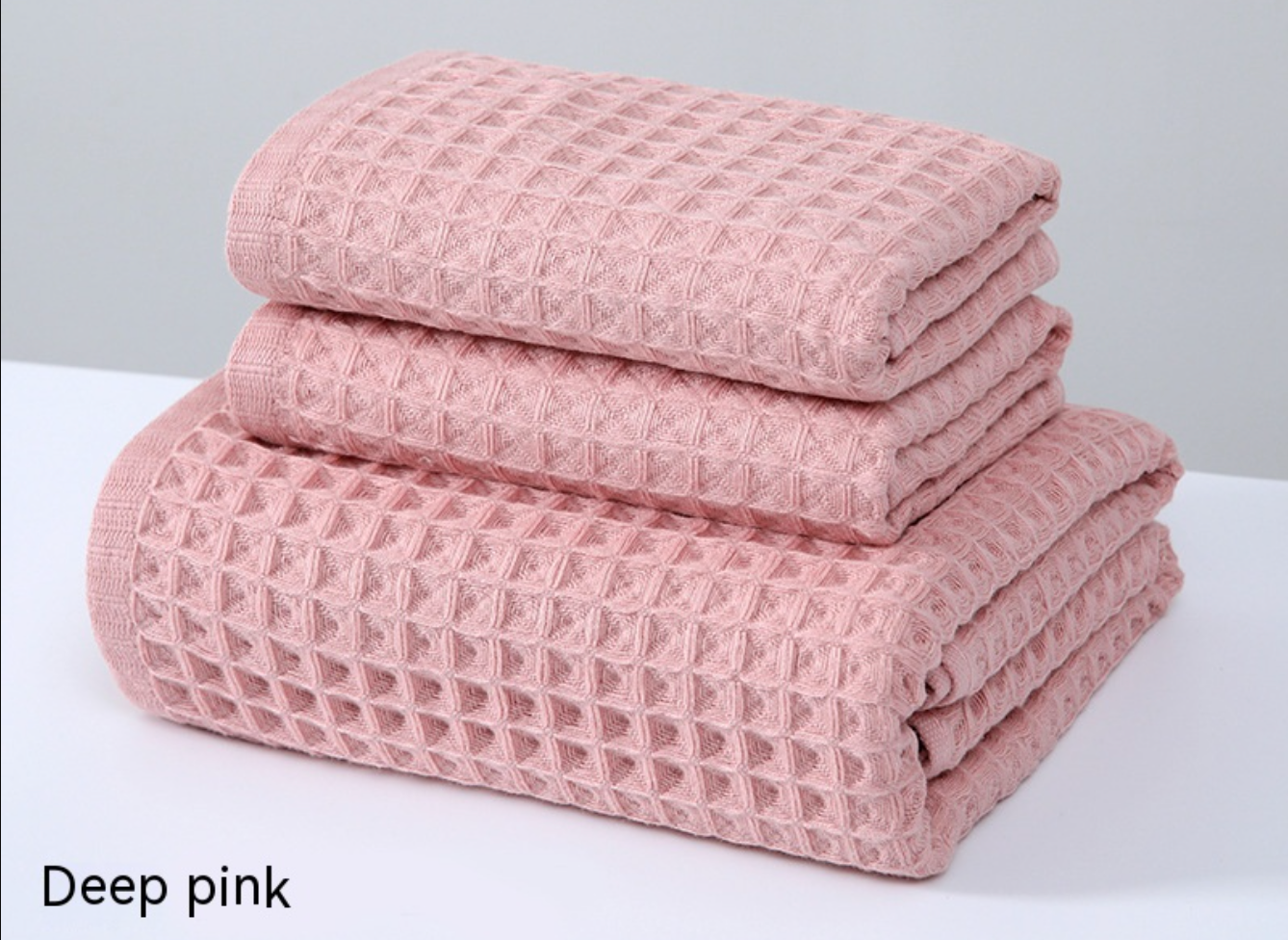 Cotton Waffle Bath Towel