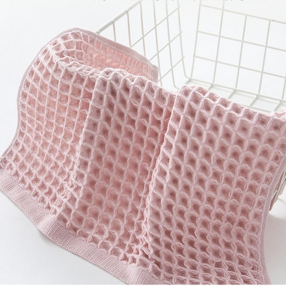 Adult Waffle Soft Cotton Hand Towel - 34x34cm