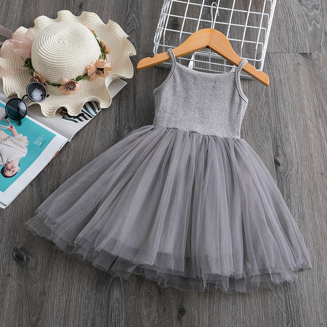 Cute Girls Sequined Princess Dress for Kids Party