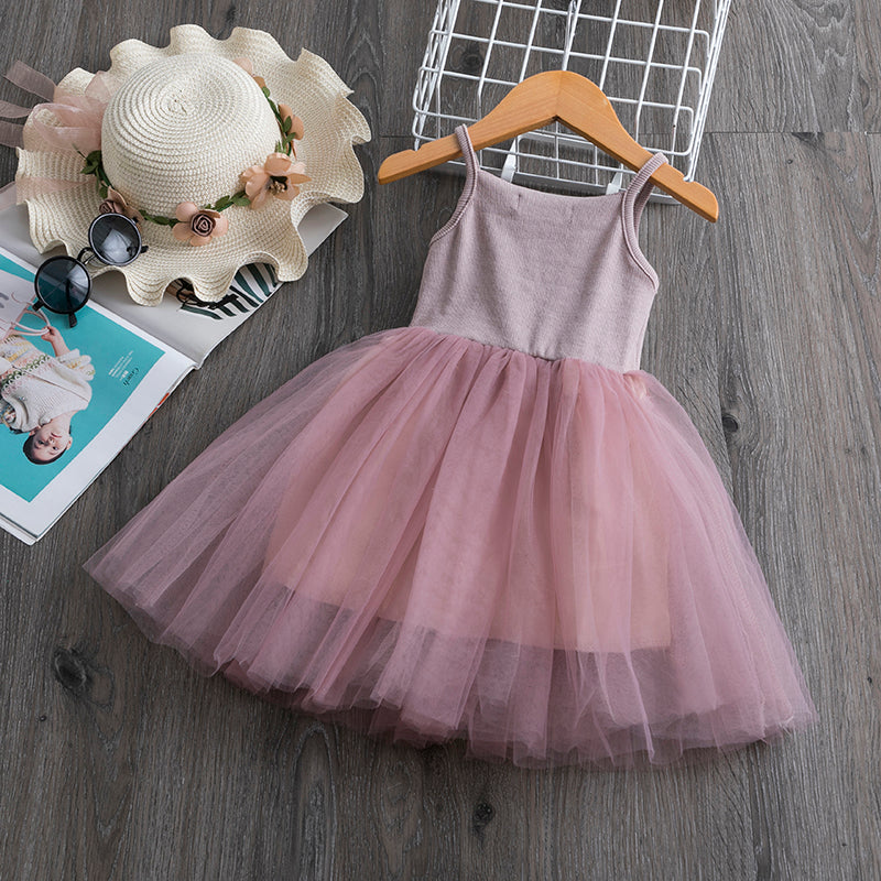 Cute Girls Sequined Princess Dress for Kids Party