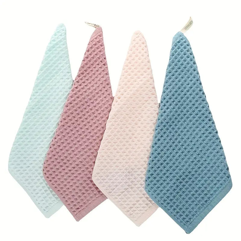 Cotton Waffle Weave Washcloths for Children (1pc)