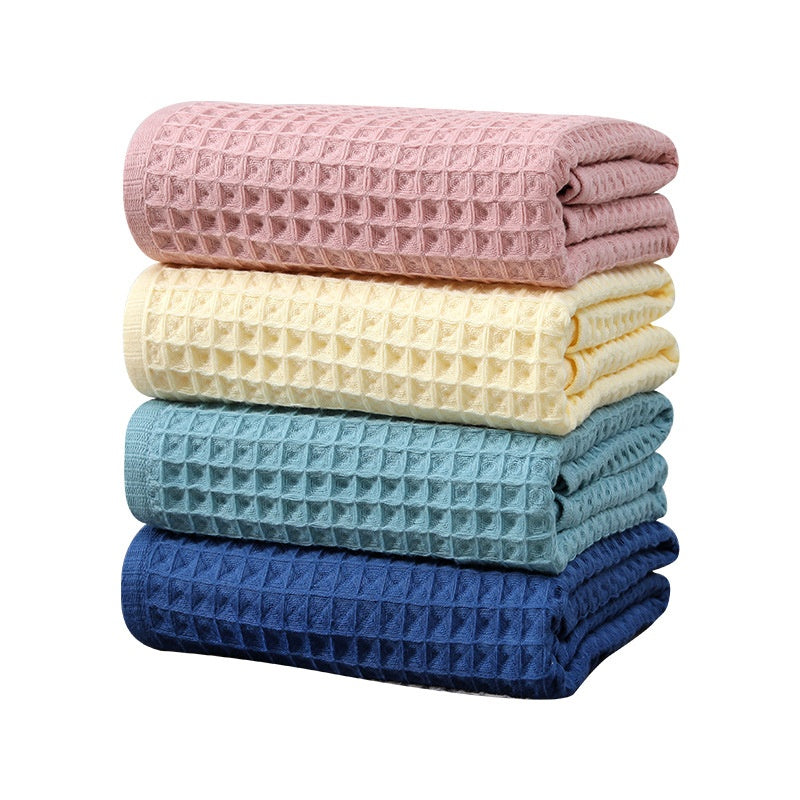 Cotton Waffle Bath Towel