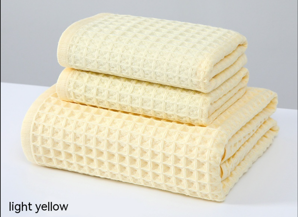 Cotton Waffle Bath Towel