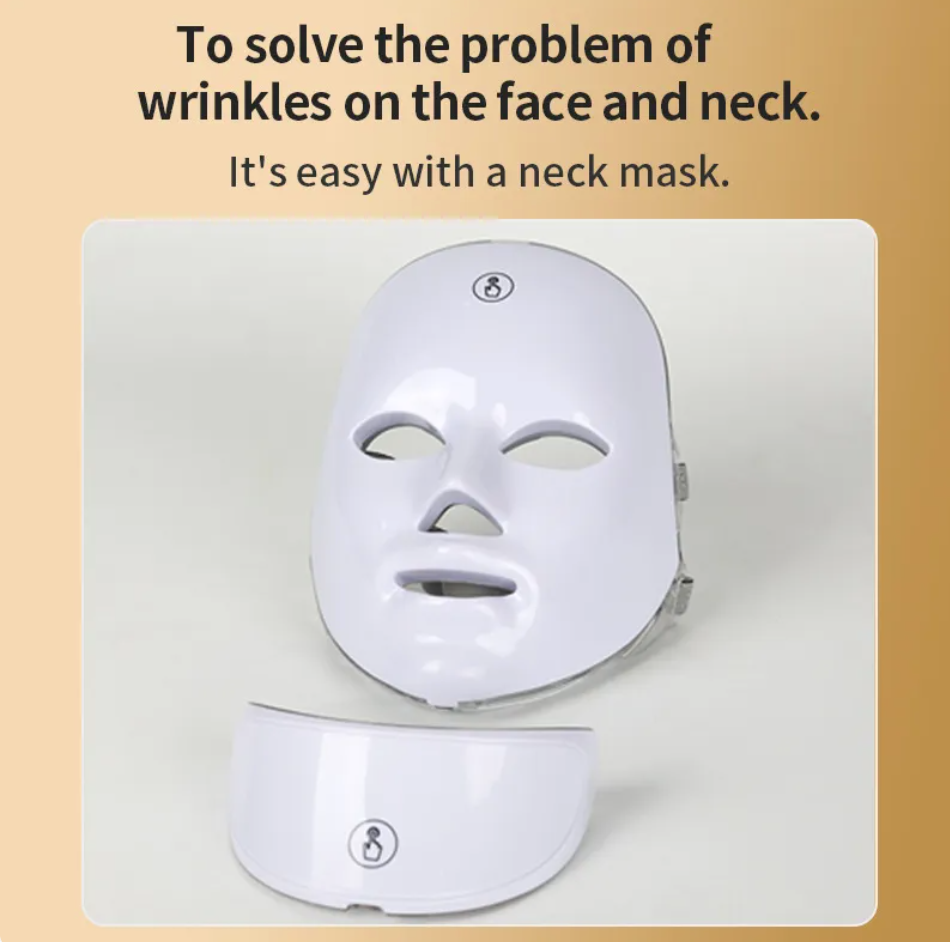 Colorful LED Facial Beauty Mask Device