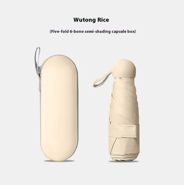 Foldable UV Capsule Umbrella