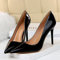 European and American High Heels with Hollow Design