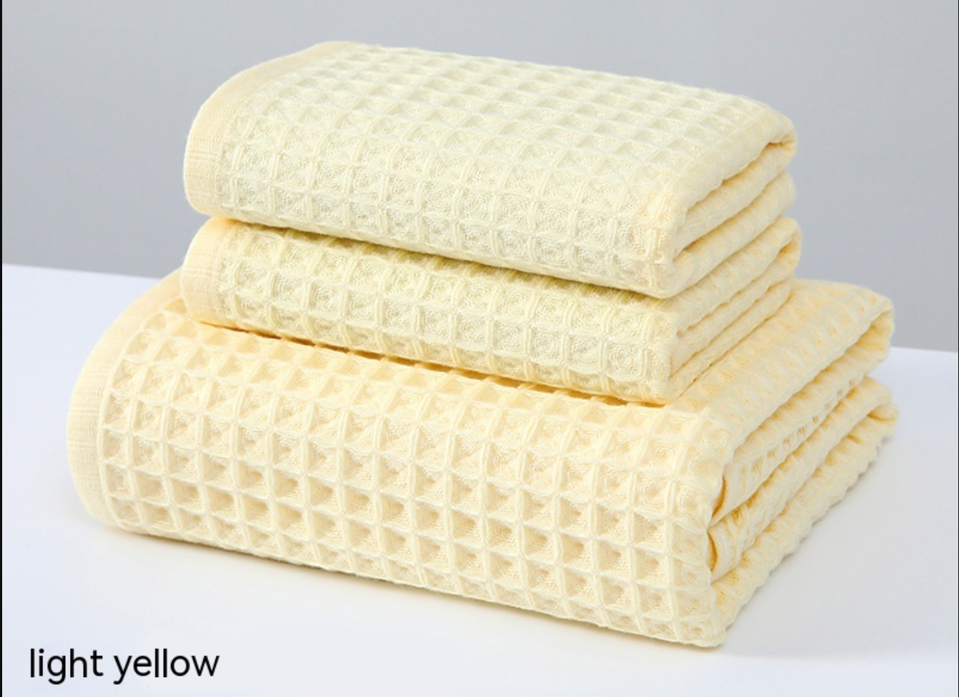 Cotton Waffle Bath Towel