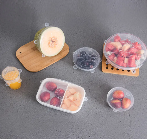 6PCS Silicone Stretch Lids