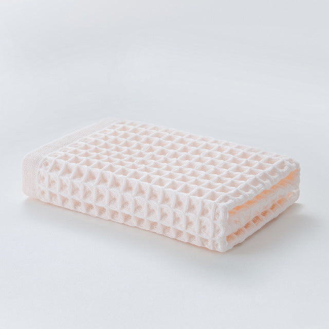 Adult Waffle Soft Cotton Hand Towel - 34x34cm