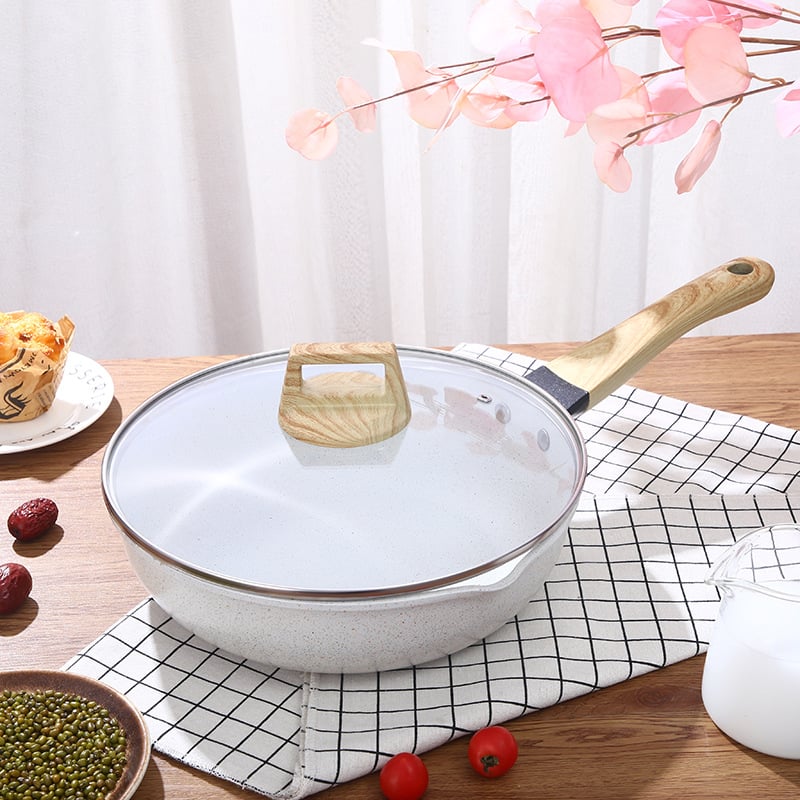 Universal Non-Stick Wok for Gas and Induction Cookers