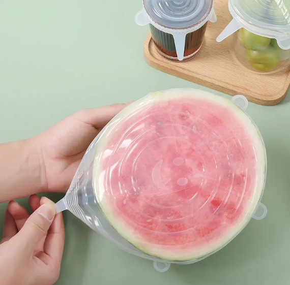 6PCS Silicone Stretch Lids