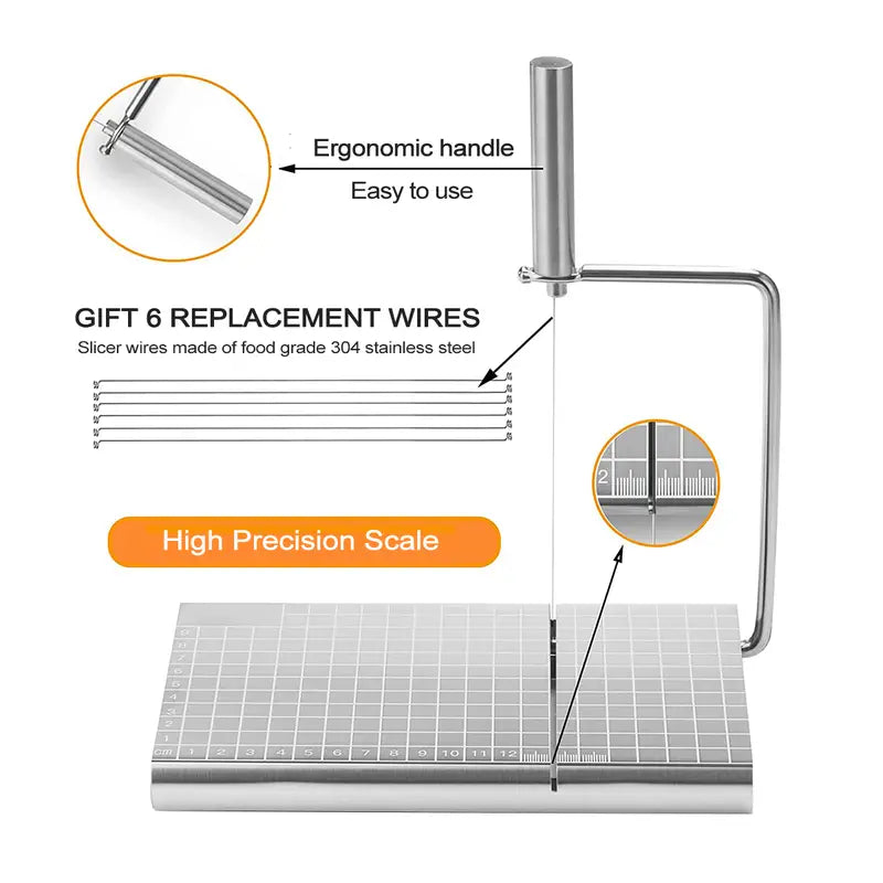Stainless Steel Multi-Purpose Food Slicer Tool
