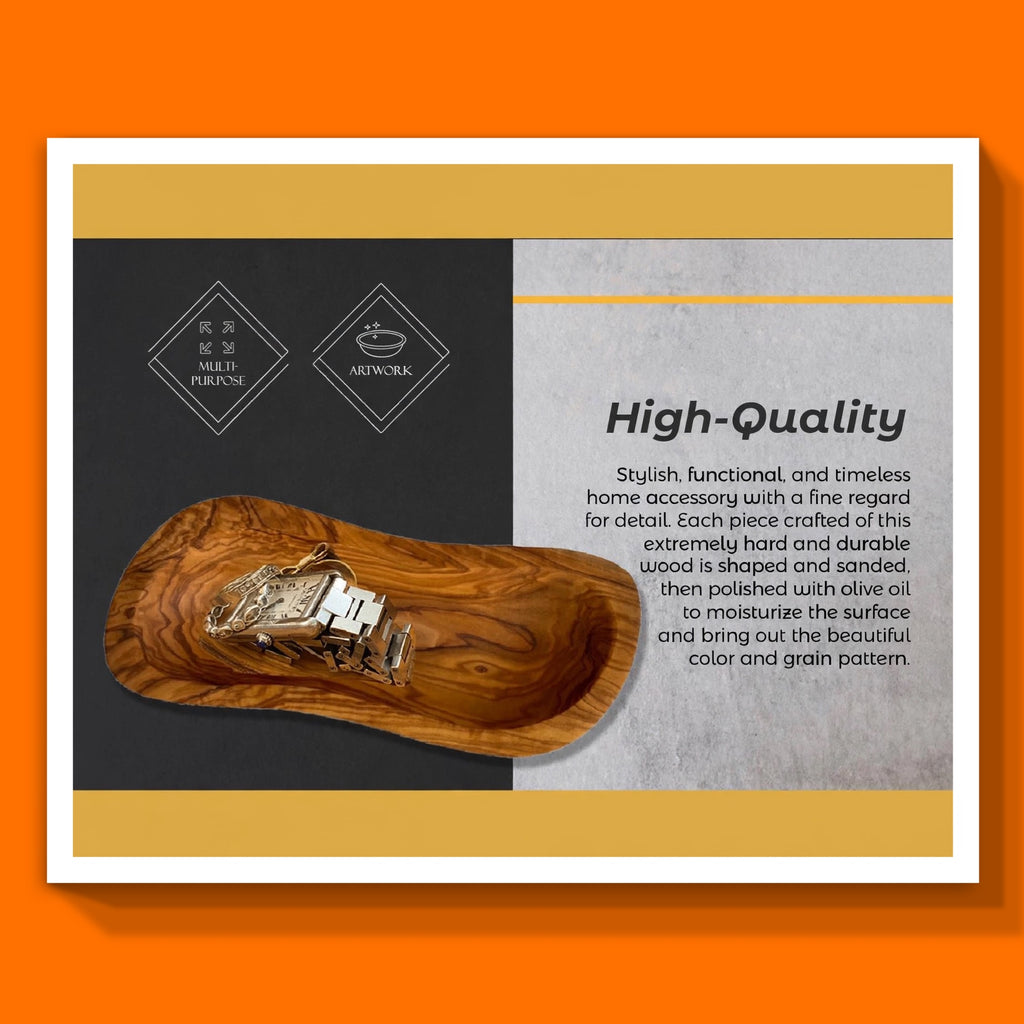Mediterranean Olive Wood Multi-Purpose Bowl