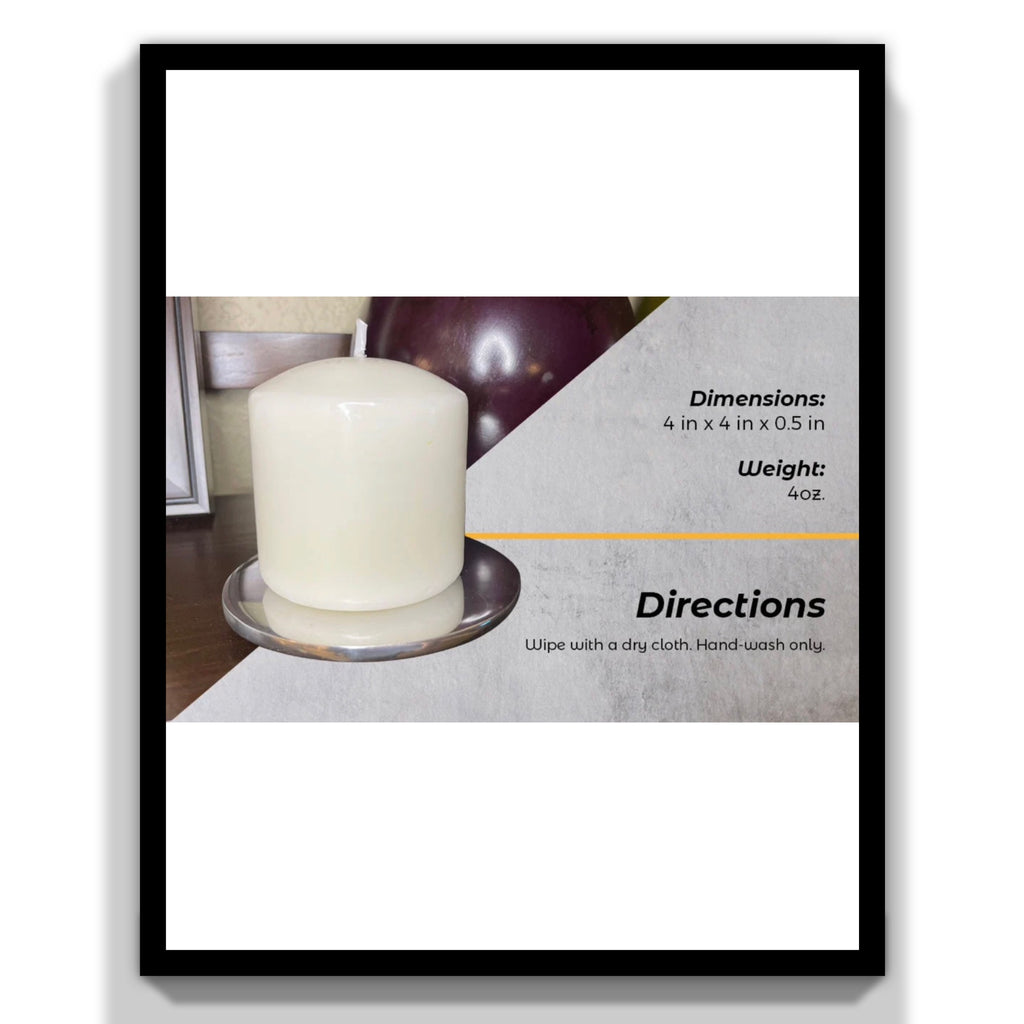 Multi-Purpose Round Candle Holder / Coaster