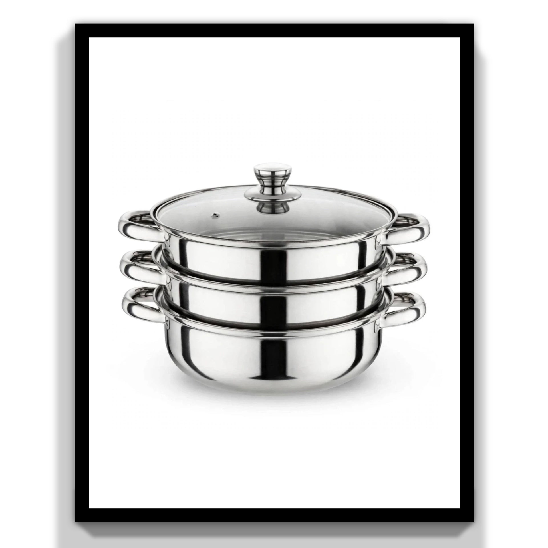 Three-Layer Multi-Purpose Soup Steamer