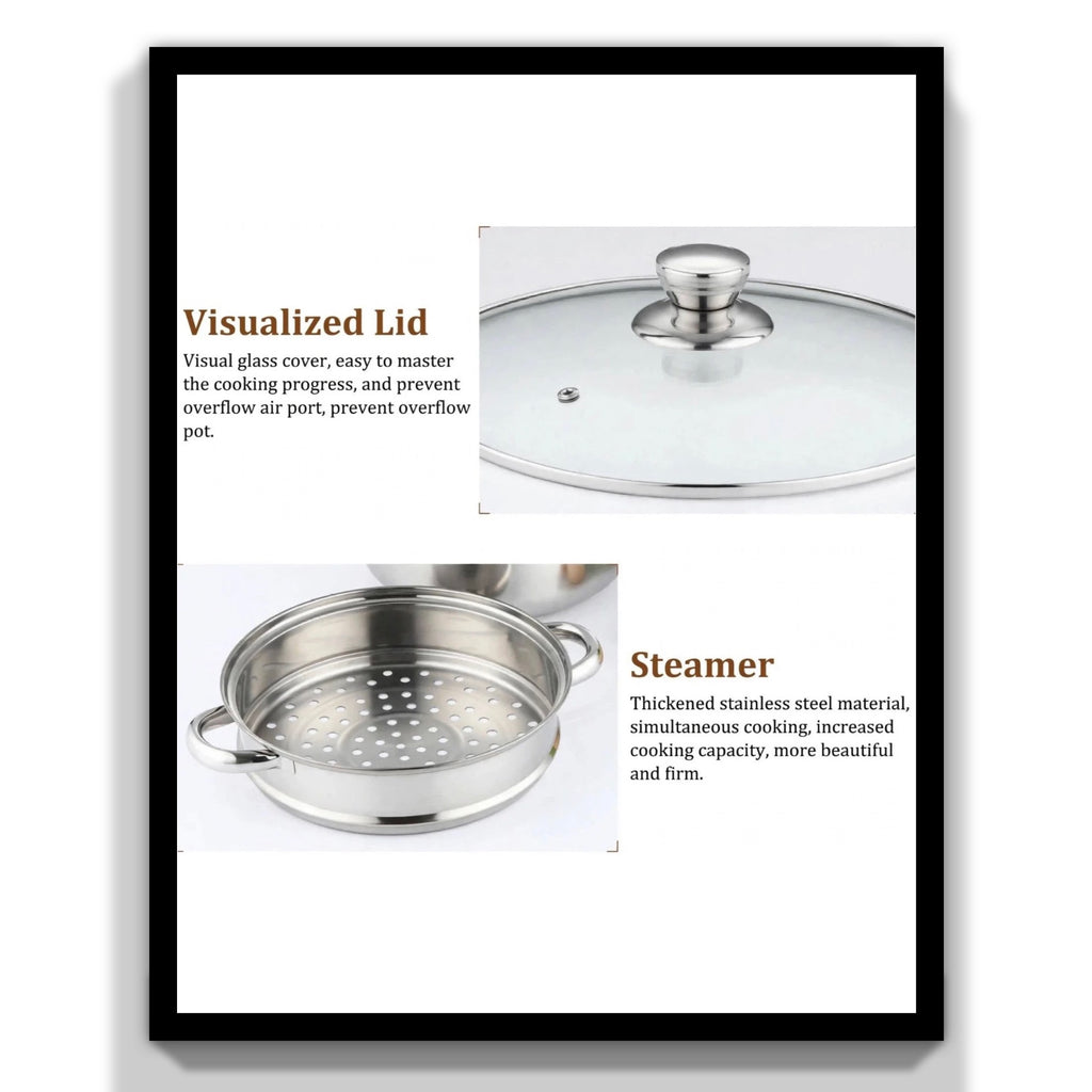 Three-Layer Multi-Purpose Soup Steamer