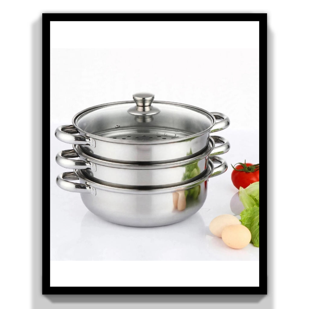 Three-Layer Multi-Purpose Soup Steamer