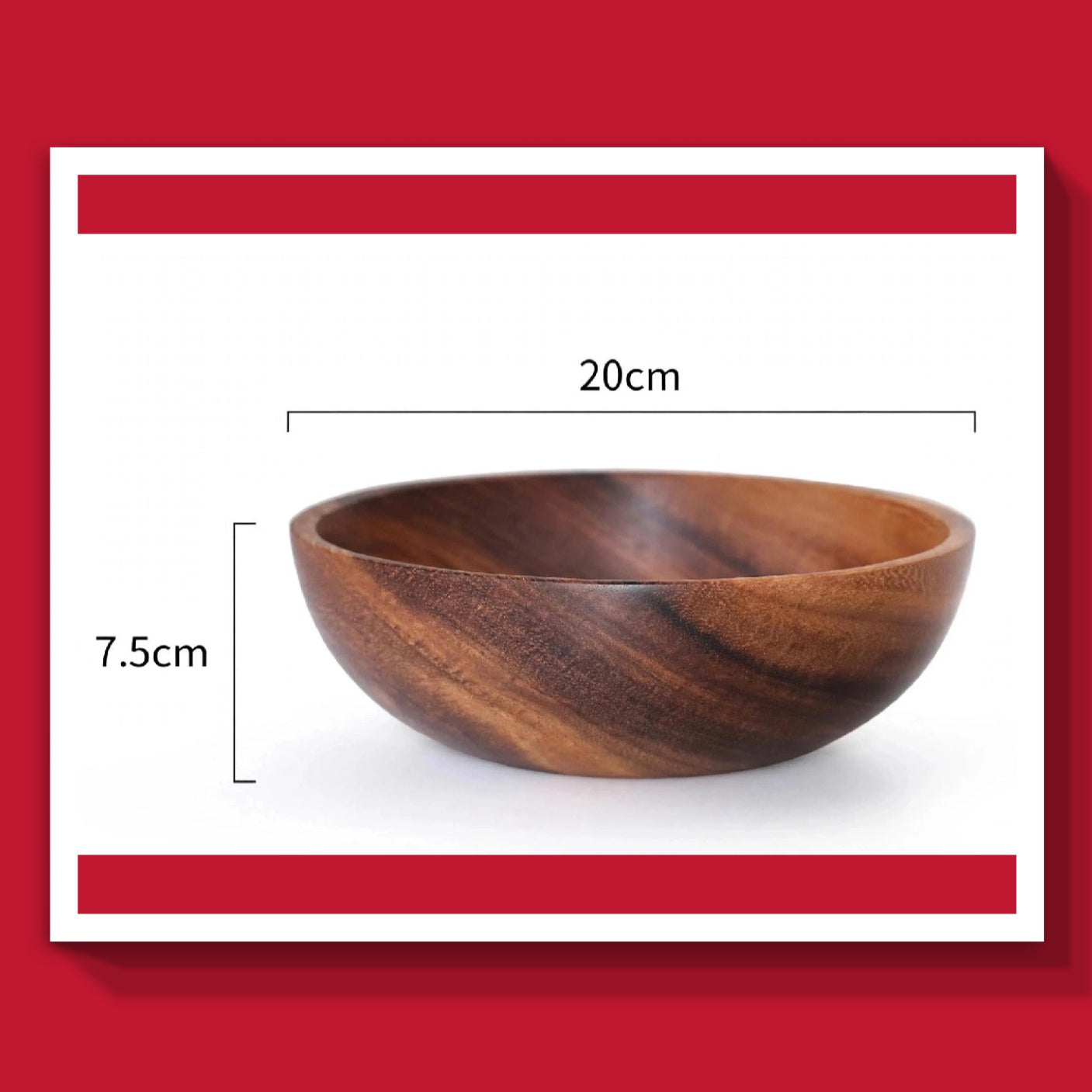 Natural Wood Multi-Purpose Bowl