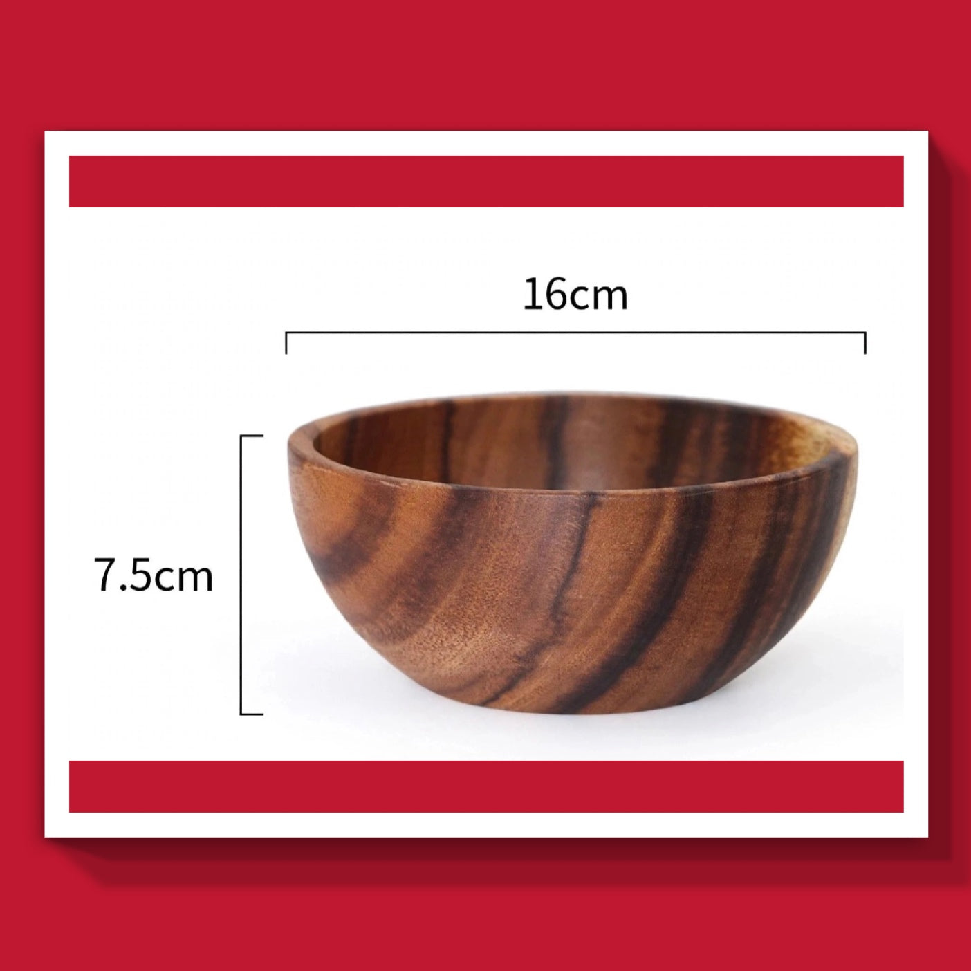 Natural Wood Multi-Purpose Bowl