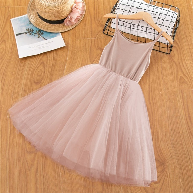 Cute Girls Sequined Princess Dress for Kids Party