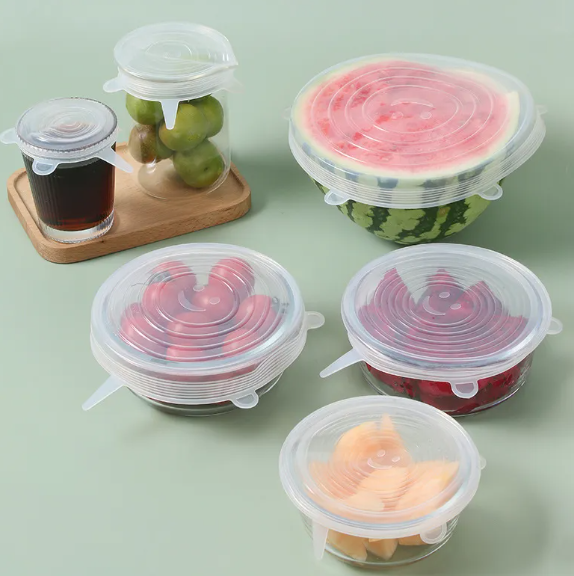 6PCS Silicone Stretch Lids