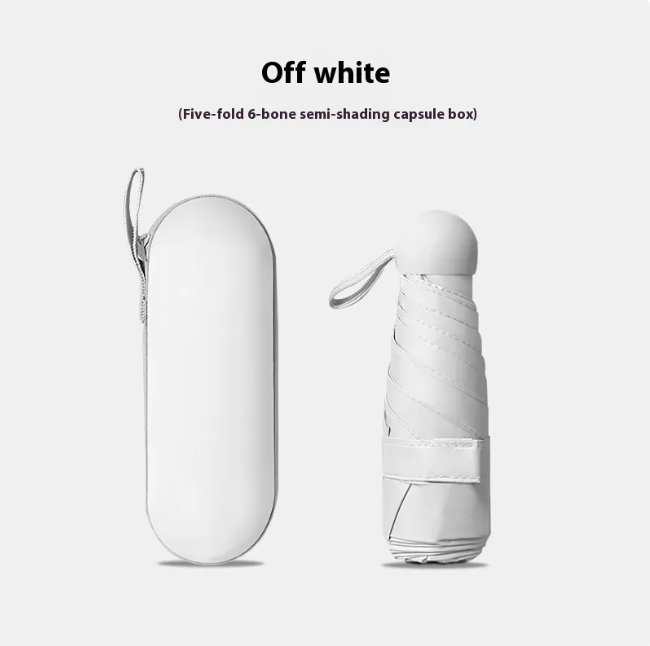 Foldable UV Capsule Umbrella