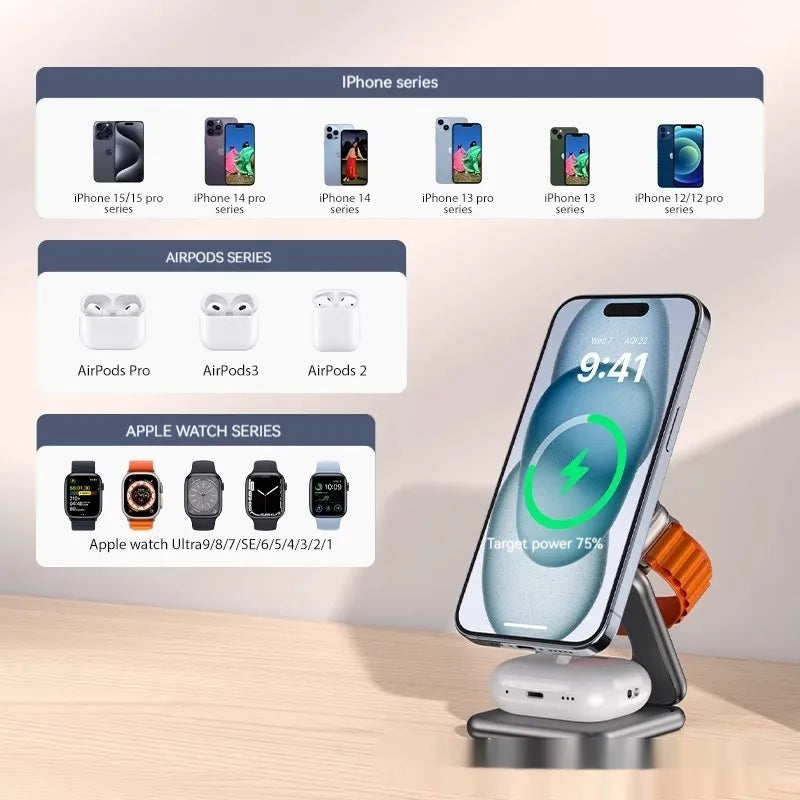 Foldable Magnetic Wireless Charger