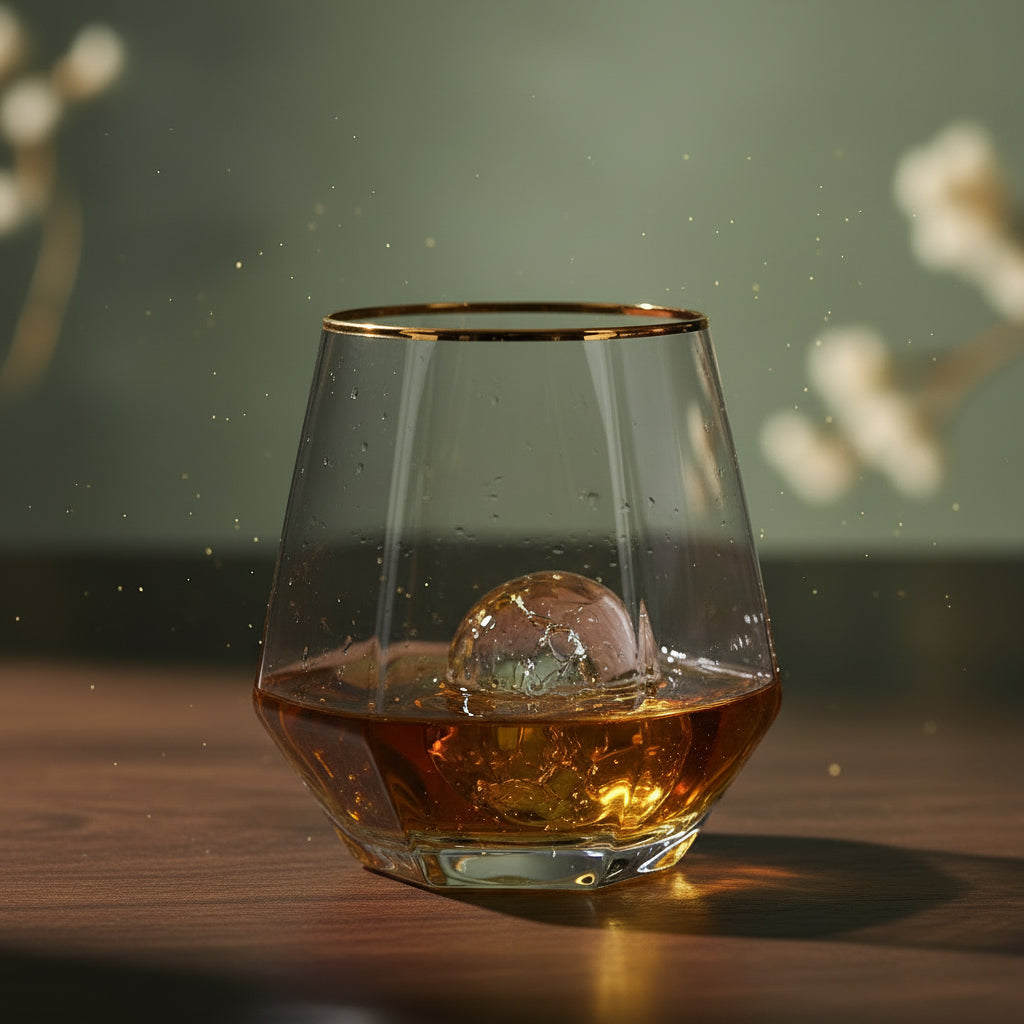 Diamond Shape Multi-Purpose Stemless Drinking Glass