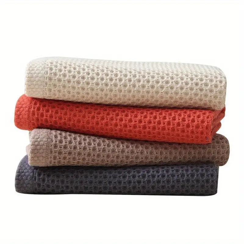 Honeycomb Waffle Washcloths - Soft Absorbent Towels