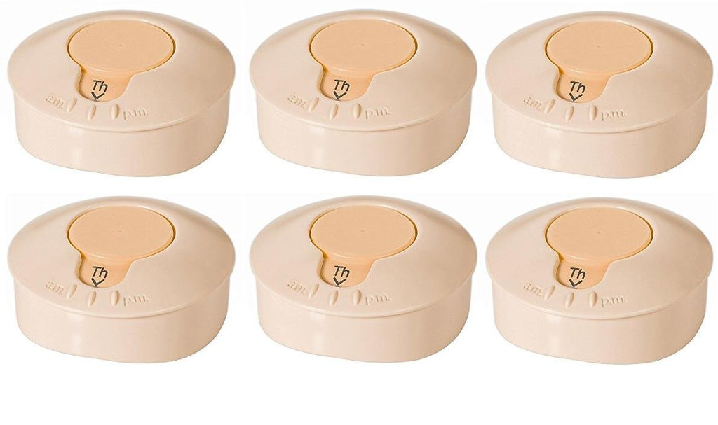 Medela Breastmilk Labeling Lids - 6 labeling lids in bulk non retail packaing
