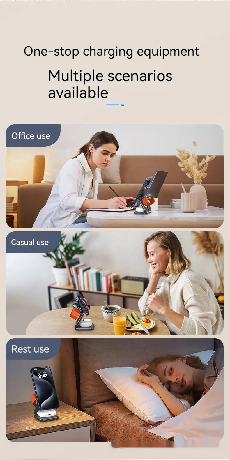 Foldable Magnetic Wireless Charger