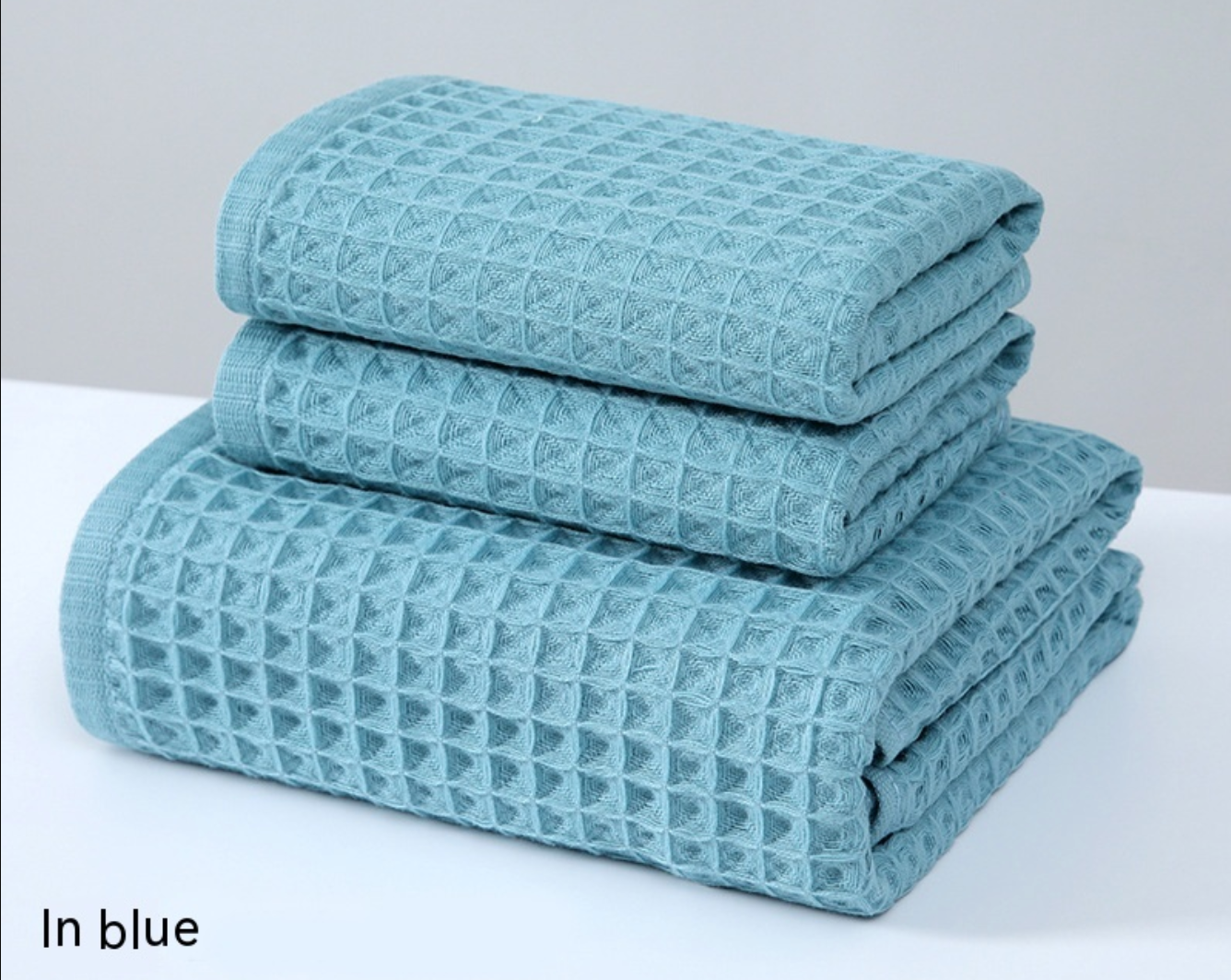 Cotton Waffle Bath Towel